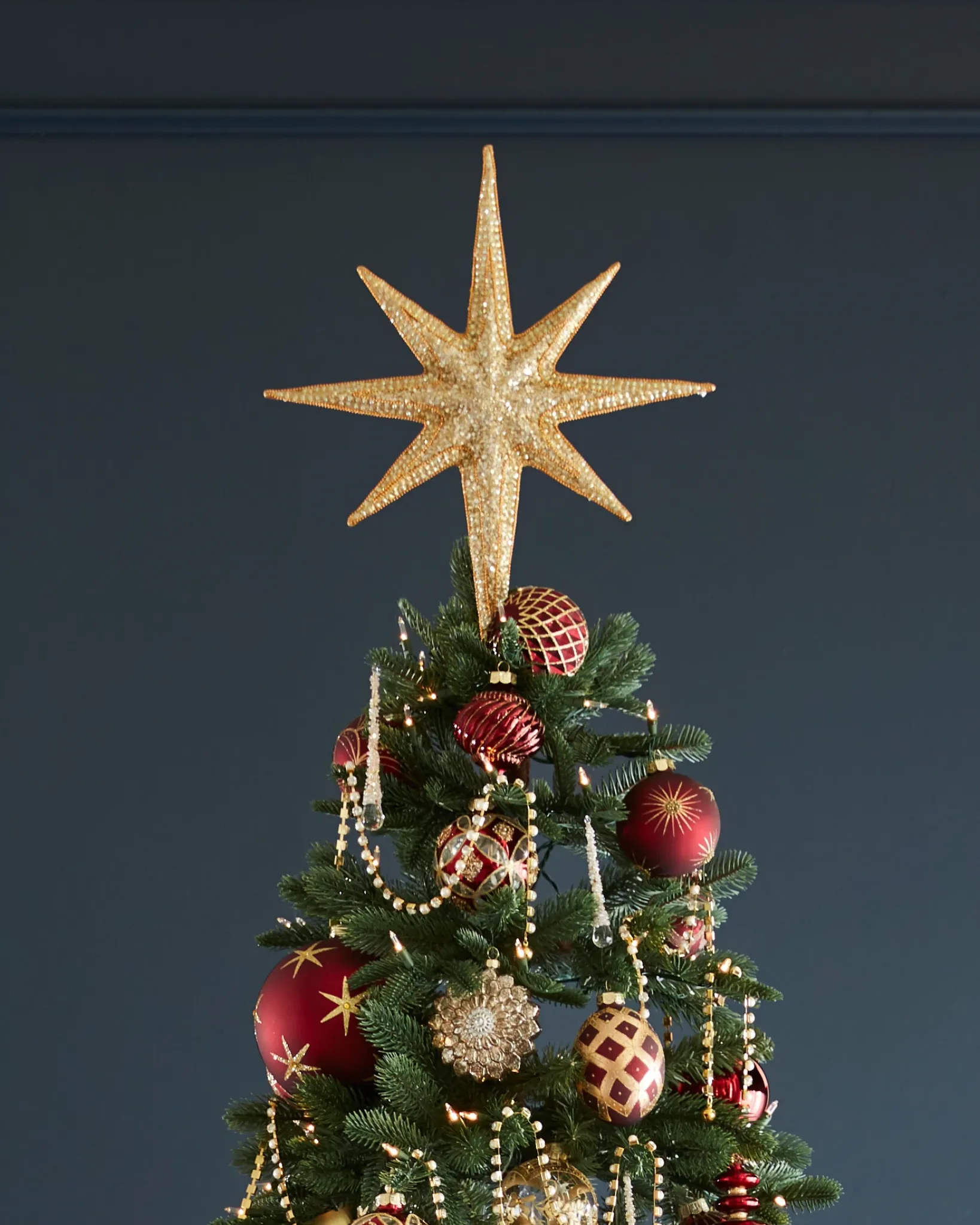 Best All Over Beaded Star Christmas Tree Toppers Toppers