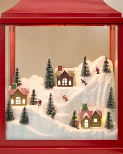 Discount Alpine Ski Mountain Lantern String Lighting & Lanterns