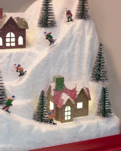 Discount Alpine Ski Mountain Lantern String Lighting & Lanterns