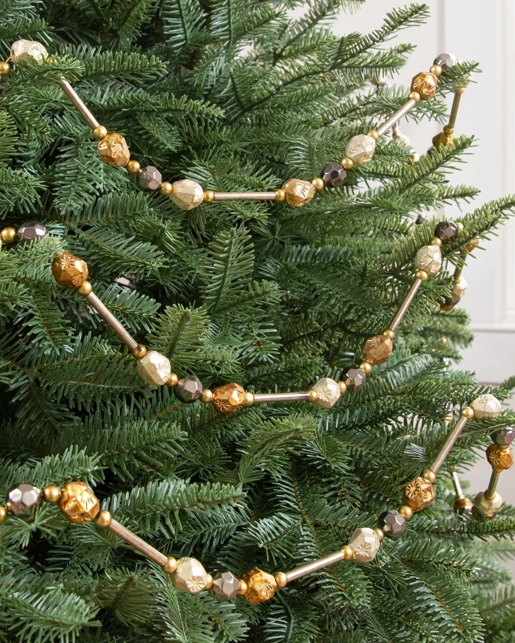 Discount Antiqued Beaded Christmas Tree Garlands Garlands