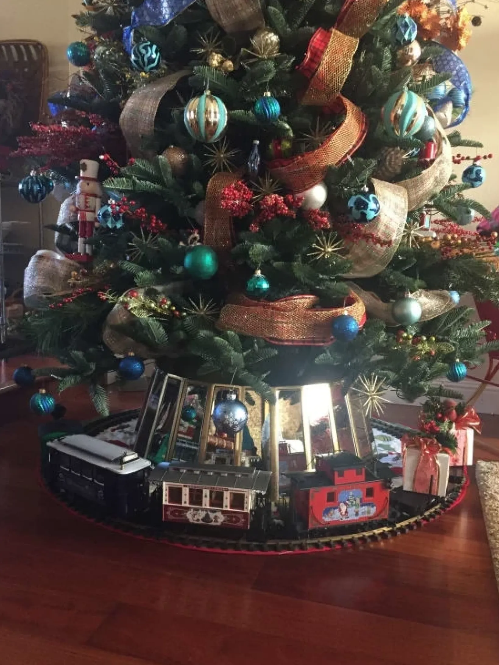 Online Antiqued Mirror Christmas Tree Collars Skirts & Collars