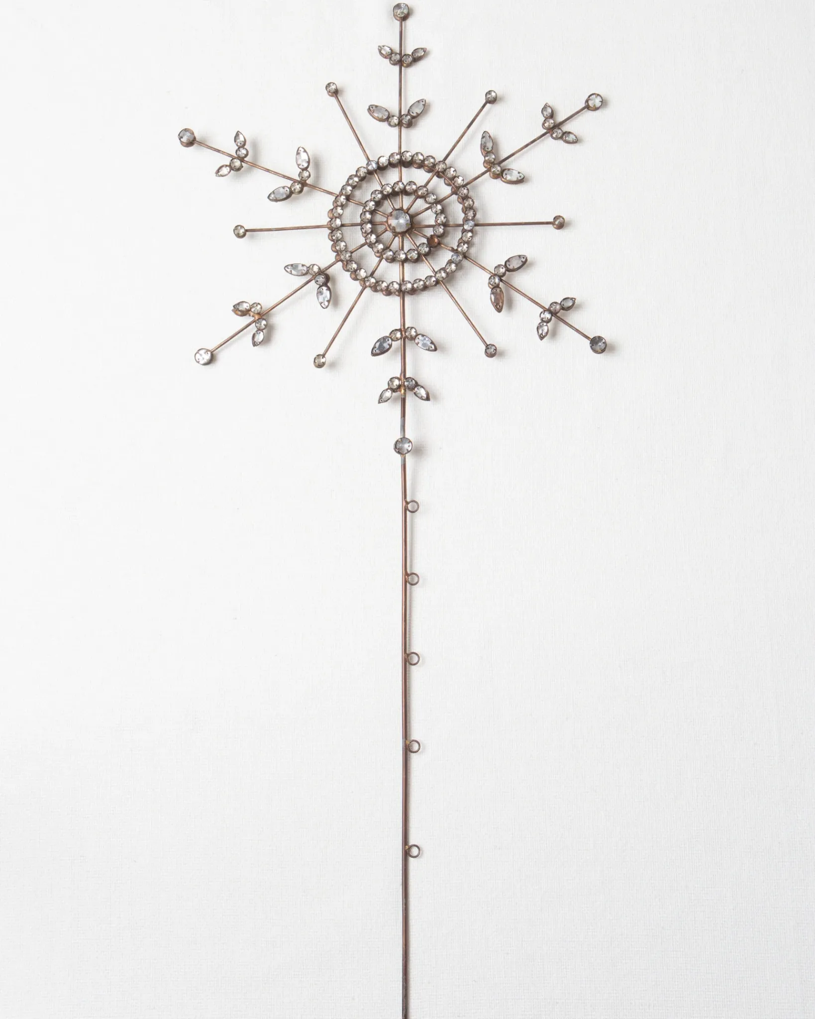 Sale Antiqued Snowflake Christmas Tree Topper Toppers
