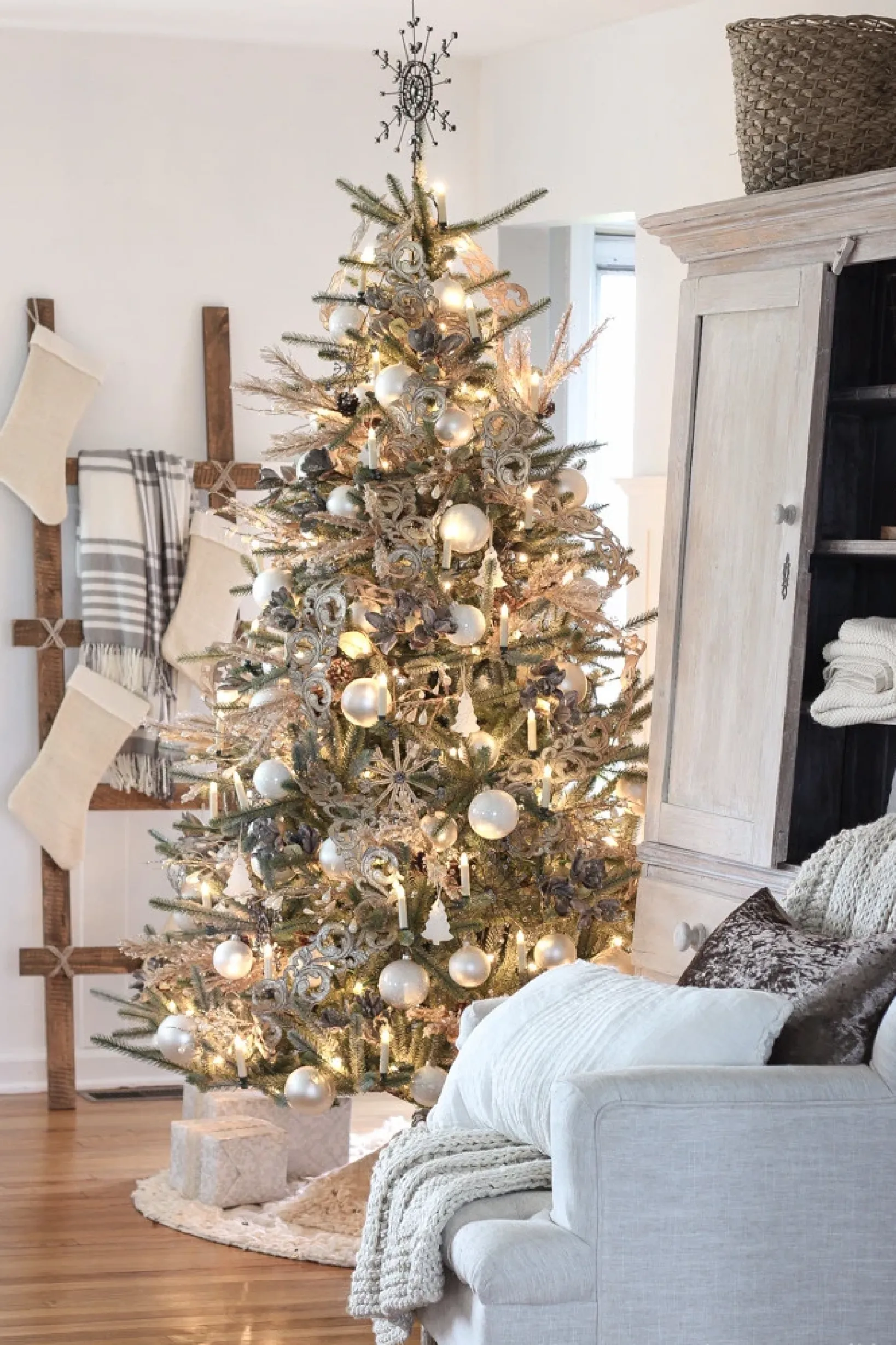 Sale Antiqued Snowflake Christmas Tree Topper Toppers