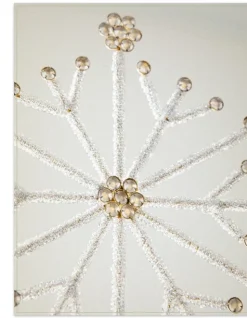 Sale Beaded Snowflake Christmas Tree Toppers Toppers