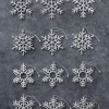 Beaded Snowflake Christmas Ornament Collection Ornaments