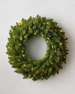 Online Berkshire Mountain Fir Double-Sided Wreath 18 - 24 Inch|Pre-Lit