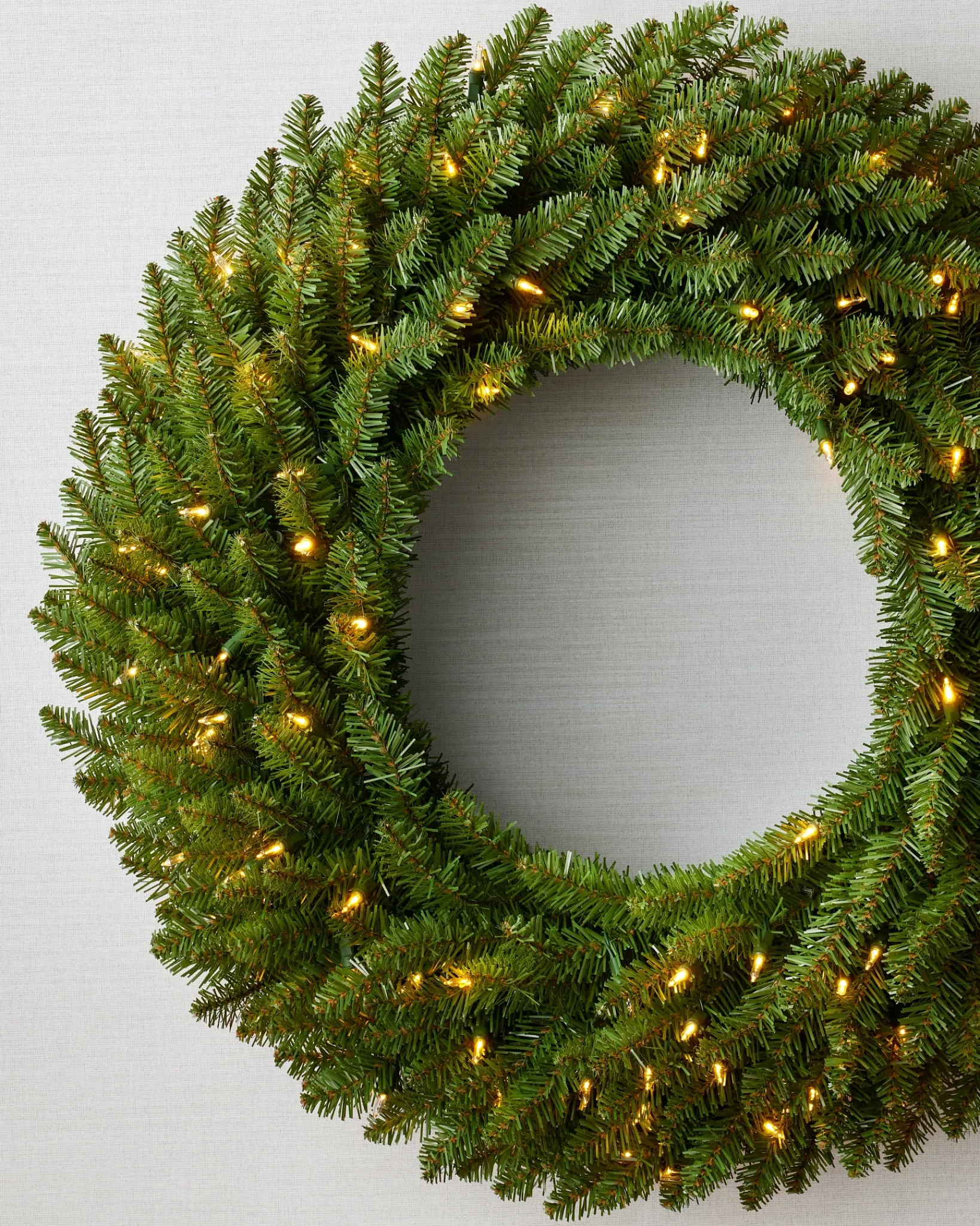 Online Berkshire Mountain Fir Double-Sided Wreath 18 - 24 Inch|Pre-Lit