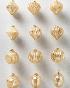 Online BH Essentials Mercury Glass Ornament Collection Ornaments