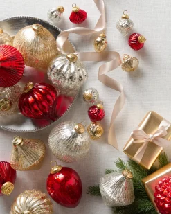 Online BH Essentials Mercury Glass Ornament Collection Ornaments