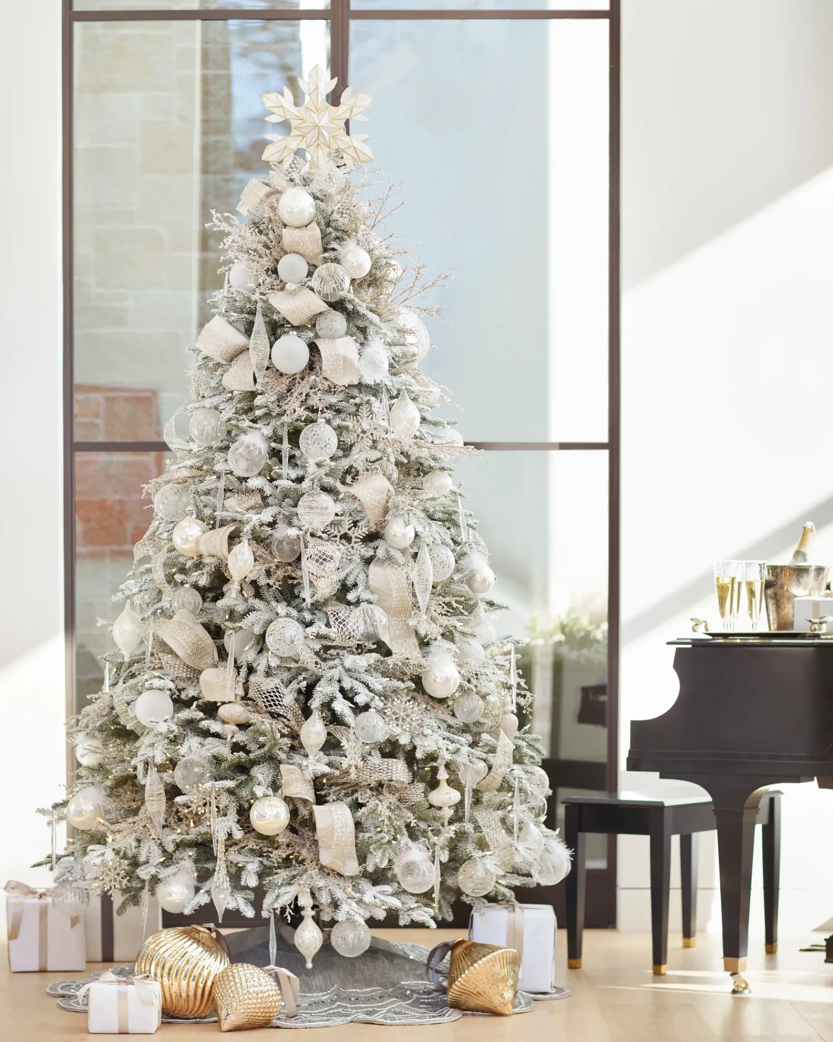 Hot BH Frosted Balsam Fir Trees 7 - 7.5 Feet|6 - 6.5 Feet