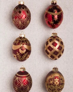 Clearance Brilliant Bordeaux Ornament Collection Ornaments