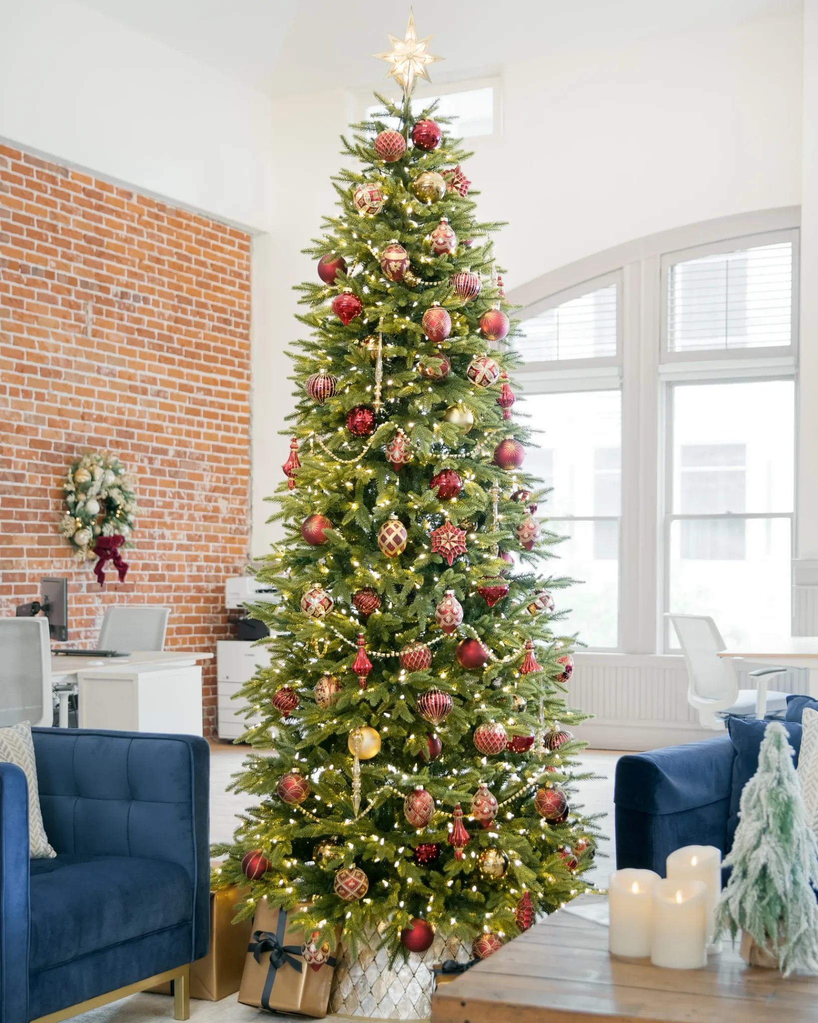 Clearance Brilliant Bordeaux Ornament Collection Ornaments
