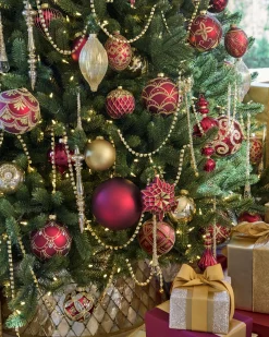Clearance Brilliant Bordeaux Ornament Collection Ornaments