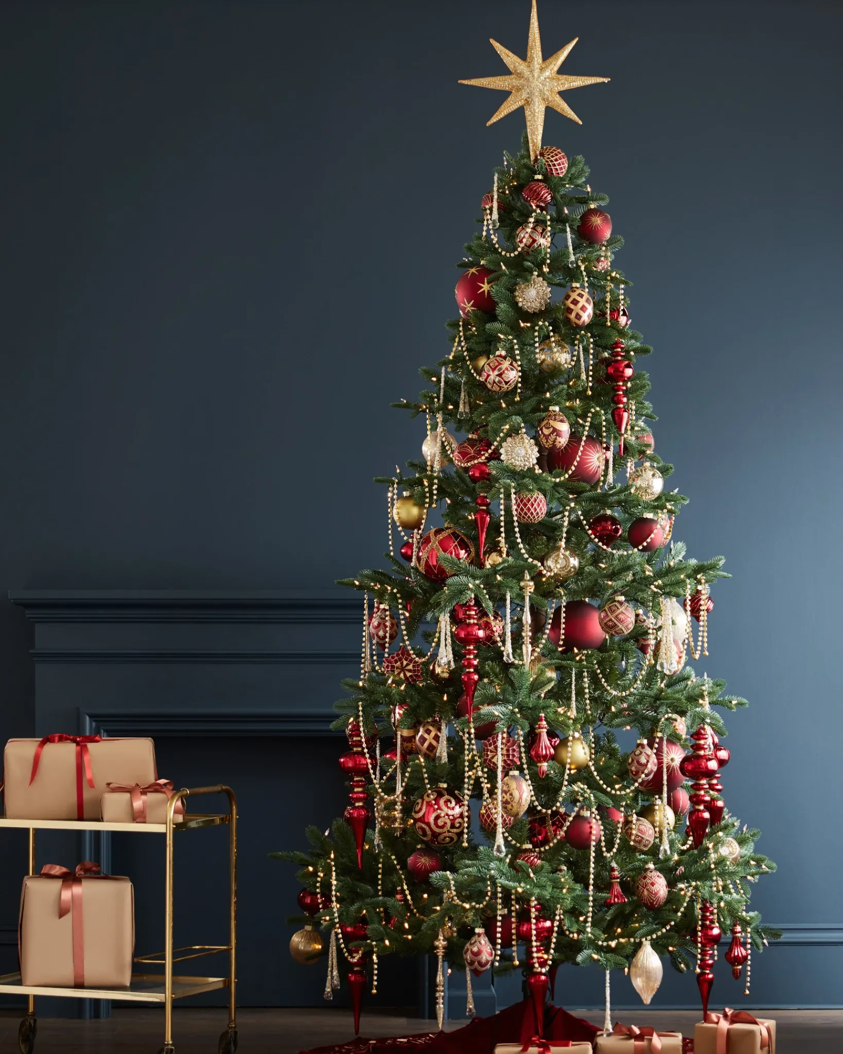 Clearance Brilliant Bordeaux Ornament Collection Ornaments
