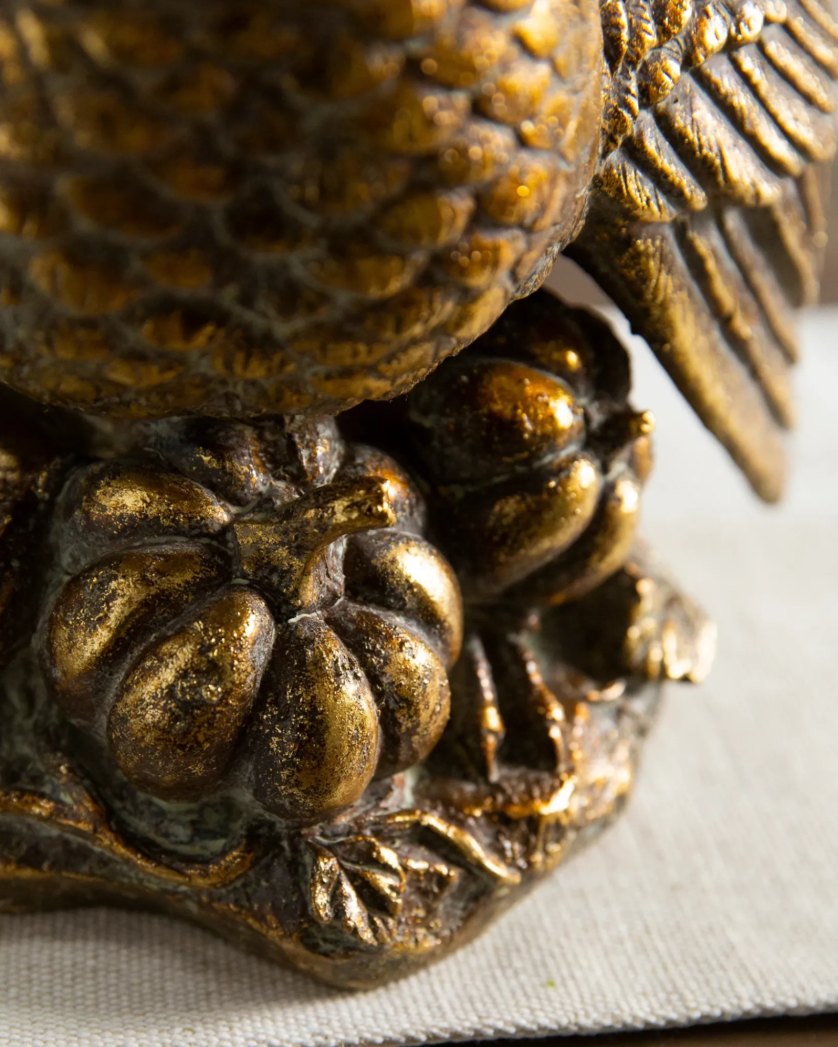 New Bronzed Tabletop Turkey Decorative Accents