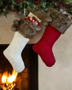 Sale Cableknit Stockings Stockings & Holders