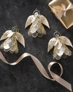 Clearance Capiz Ornament Collection Ornaments