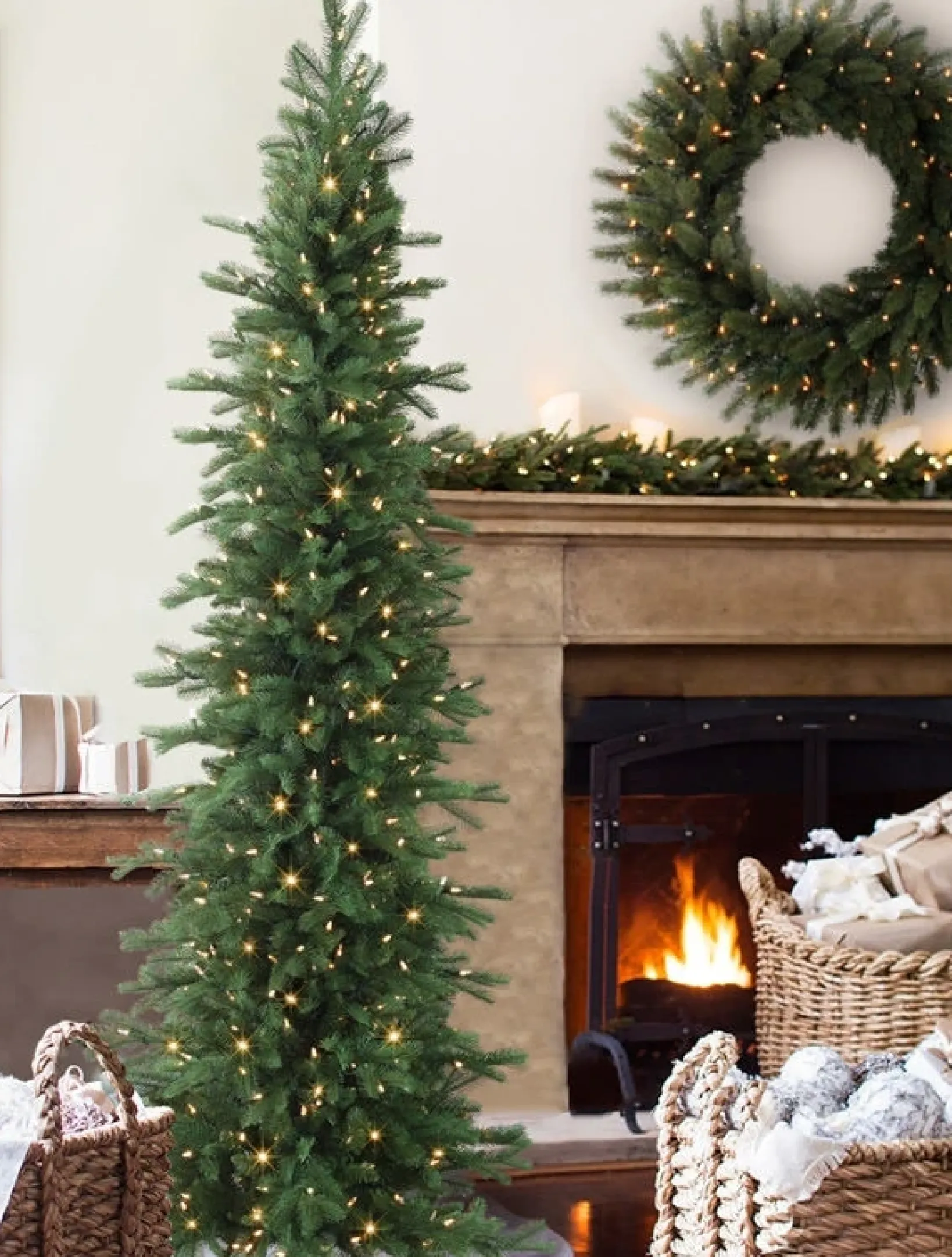 Clearance Cathedral Fir Trees 7 - 7.5 Feet|Pre-Lit