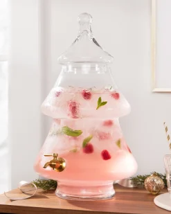 Sale Christmas Tree Drink Dispensers Platters & Drinkware