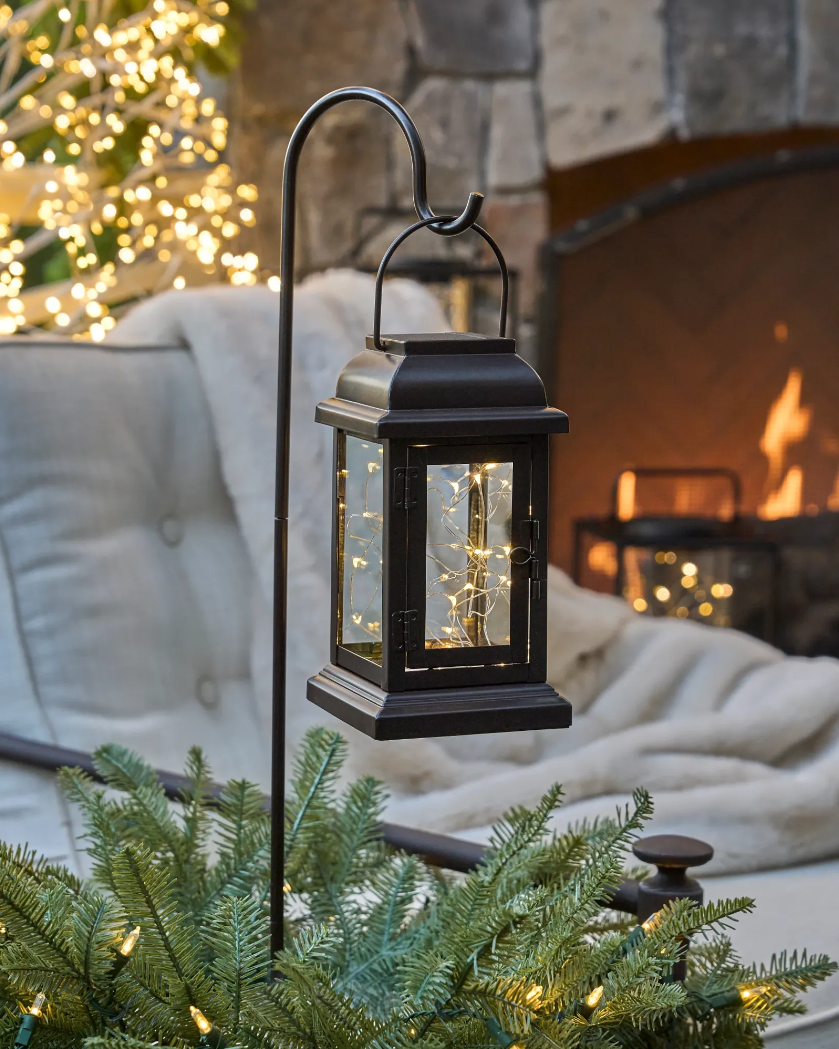 New Classic Lantern Solar Pathway Fairy Light Set Yard Decorations|Outdoor Lights
