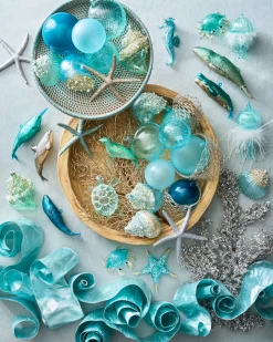 Coastal Chic Christmas Ornament Collection Ornaments