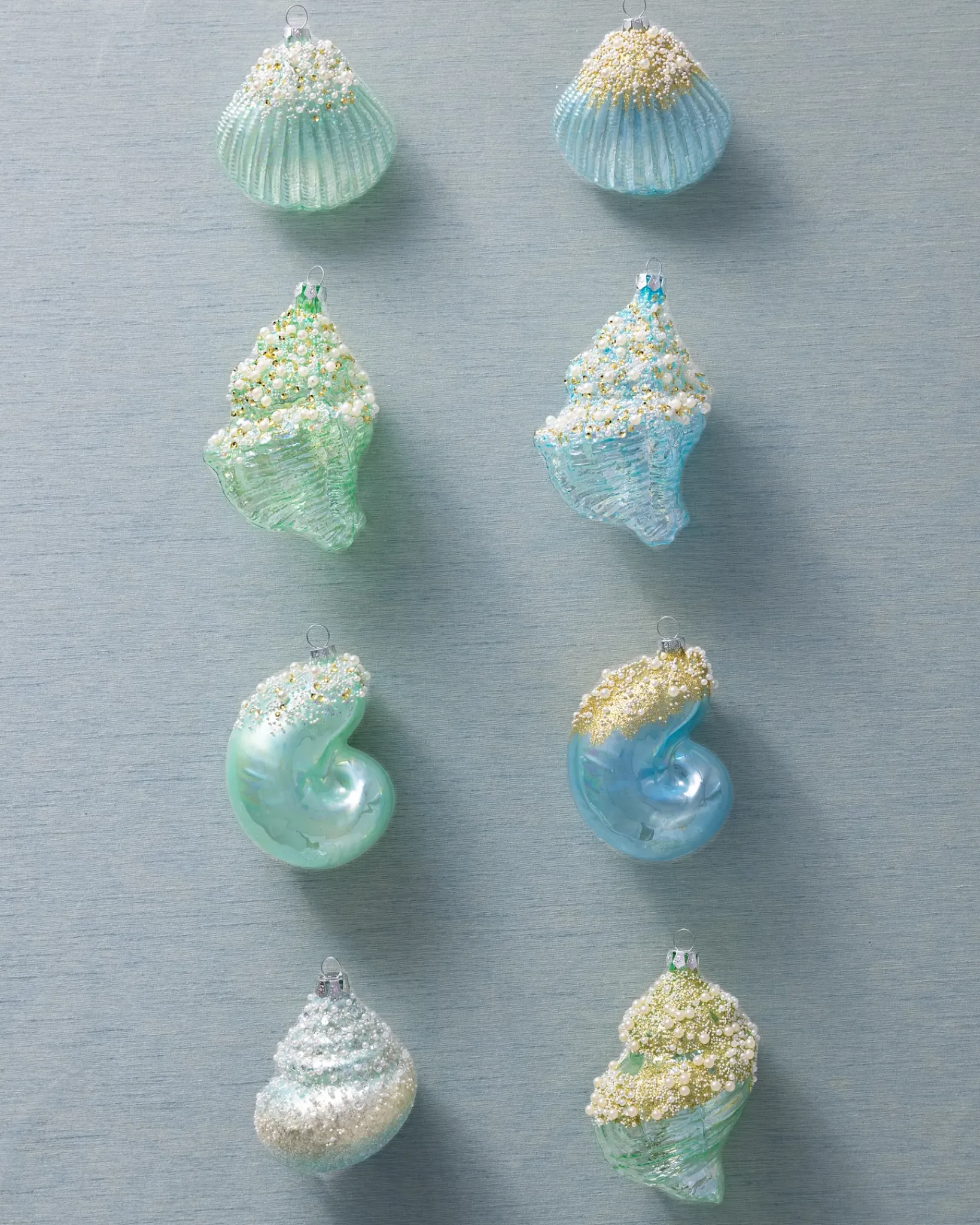Coastal Chic Christmas Ornament Collection Ornaments