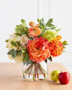 Sale Coral Garden Floral Foliage Flower Arrangements