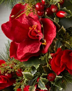 Online Crimson Blooms & Berries Foliage Indoor