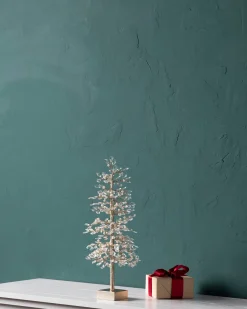 Sale Crystal & Pearl Champagne Trees Tabletop & Accent Trees