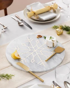 Dolce Marble Serveware Platters & Drinkware