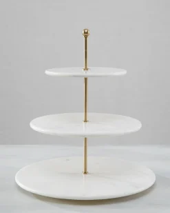 Dolce Marble Serveware Platters & Drinkware