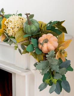 Fairytale Pumpkin Foliage Wreaths|Garlands