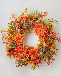 Fall Berries & Blossoms Foliage Garlands