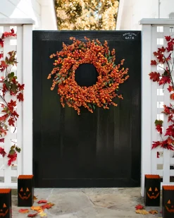 Discount Fall Berry Foliage Wreaths