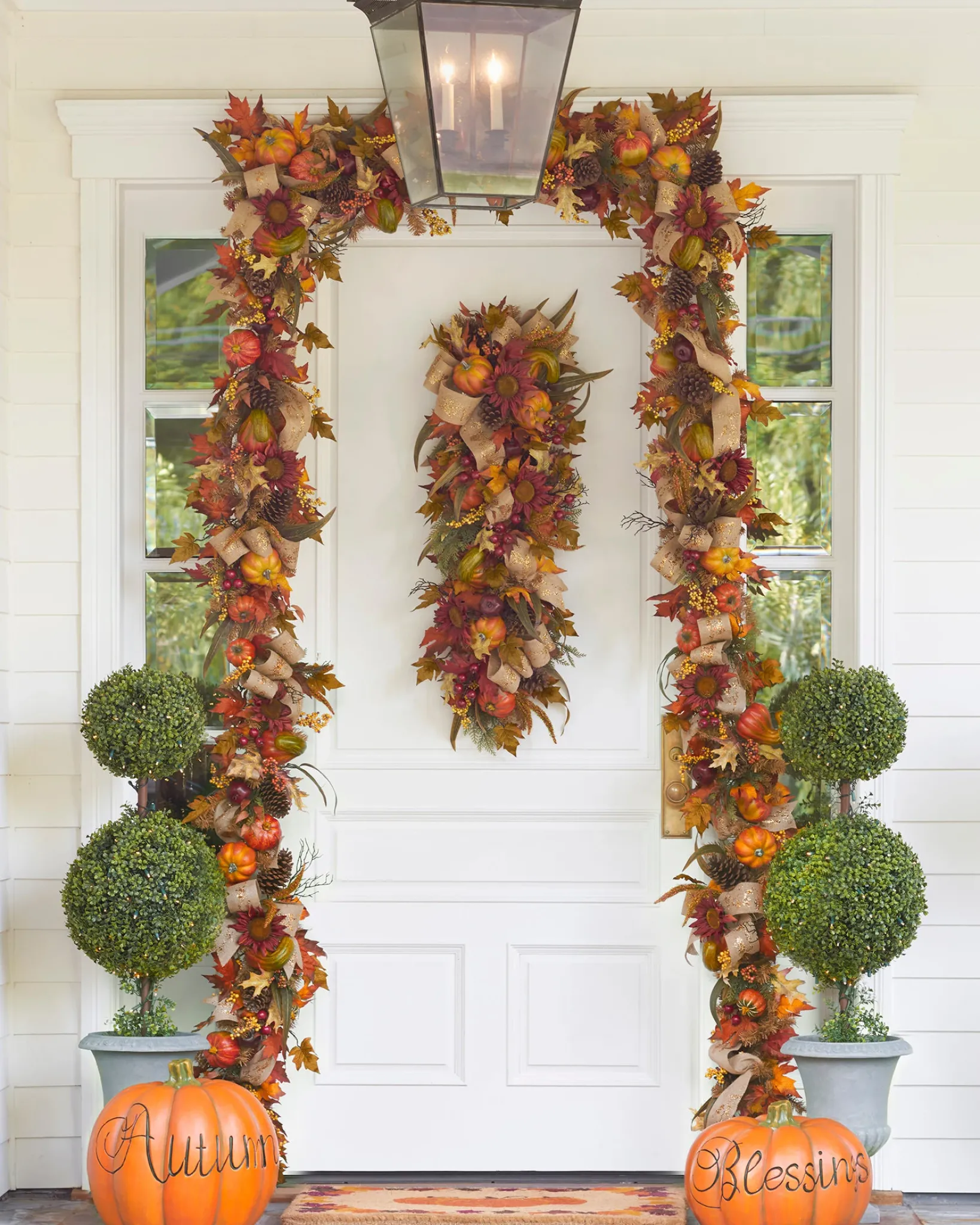 Clearance Fall Harvest Foliage Wreaths|Garlands