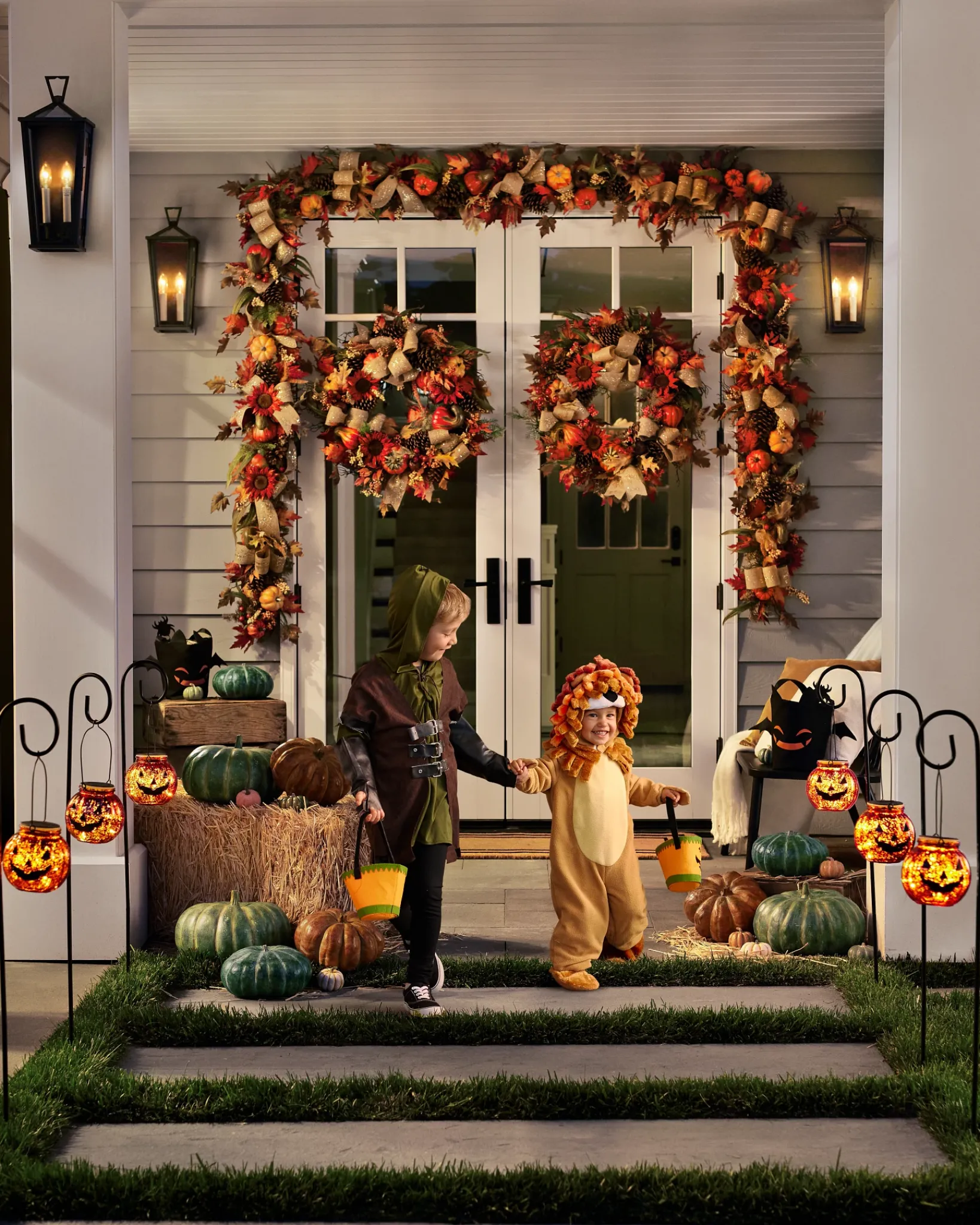 Clearance Fall Harvest Foliage Wreaths|Garlands
