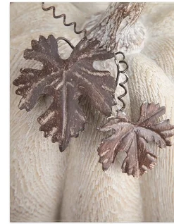 Sale Faux Wood Pumpkins Decorative Accents