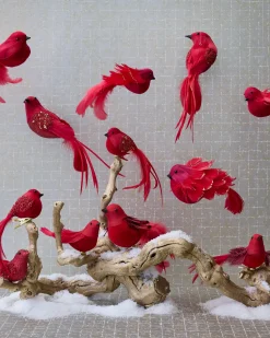 New Feathered Flock Christmas Ornament Collection Ornaments