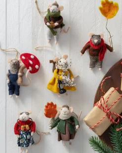 Sale Festive Friends Felt Christmas Ornament Collection Ornaments