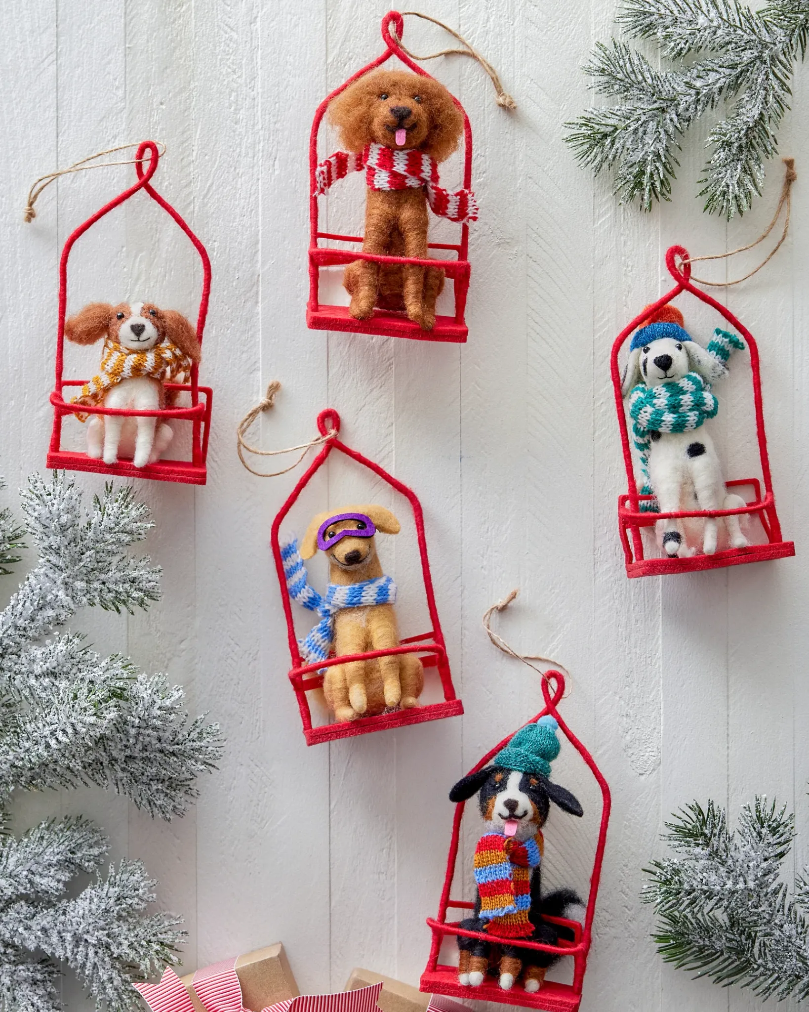 Sale Festive Friends Felt Christmas Ornament Collection Ornaments