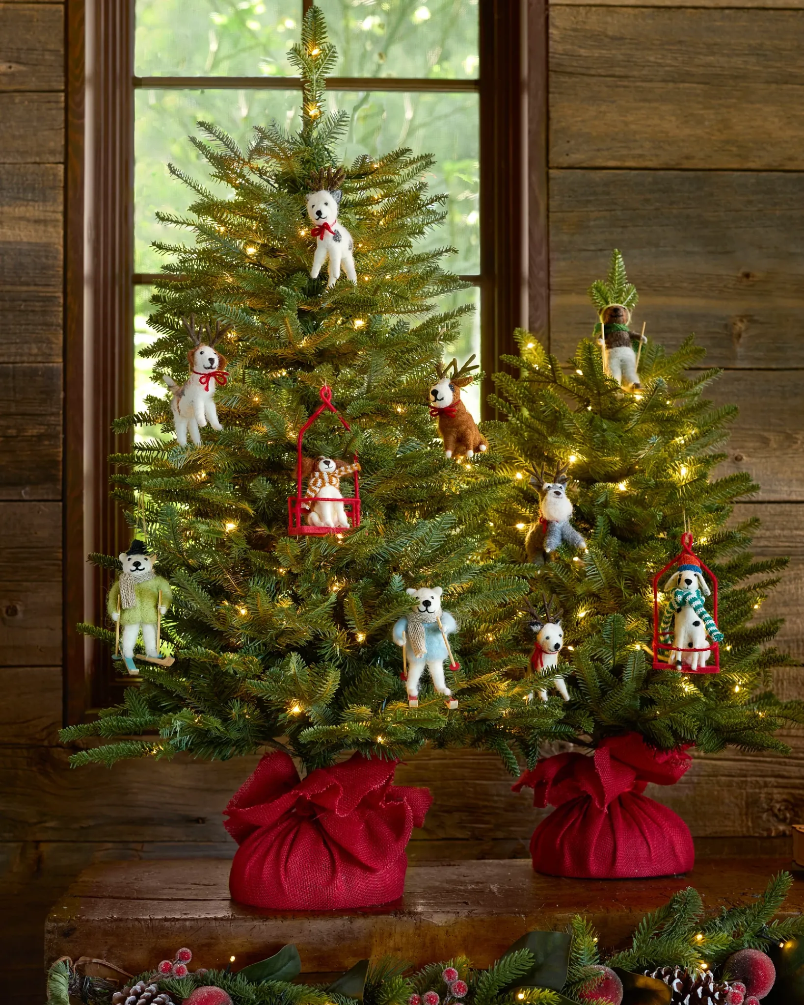 Sale Festive Friends Felt Christmas Ornament Collection Ornaments