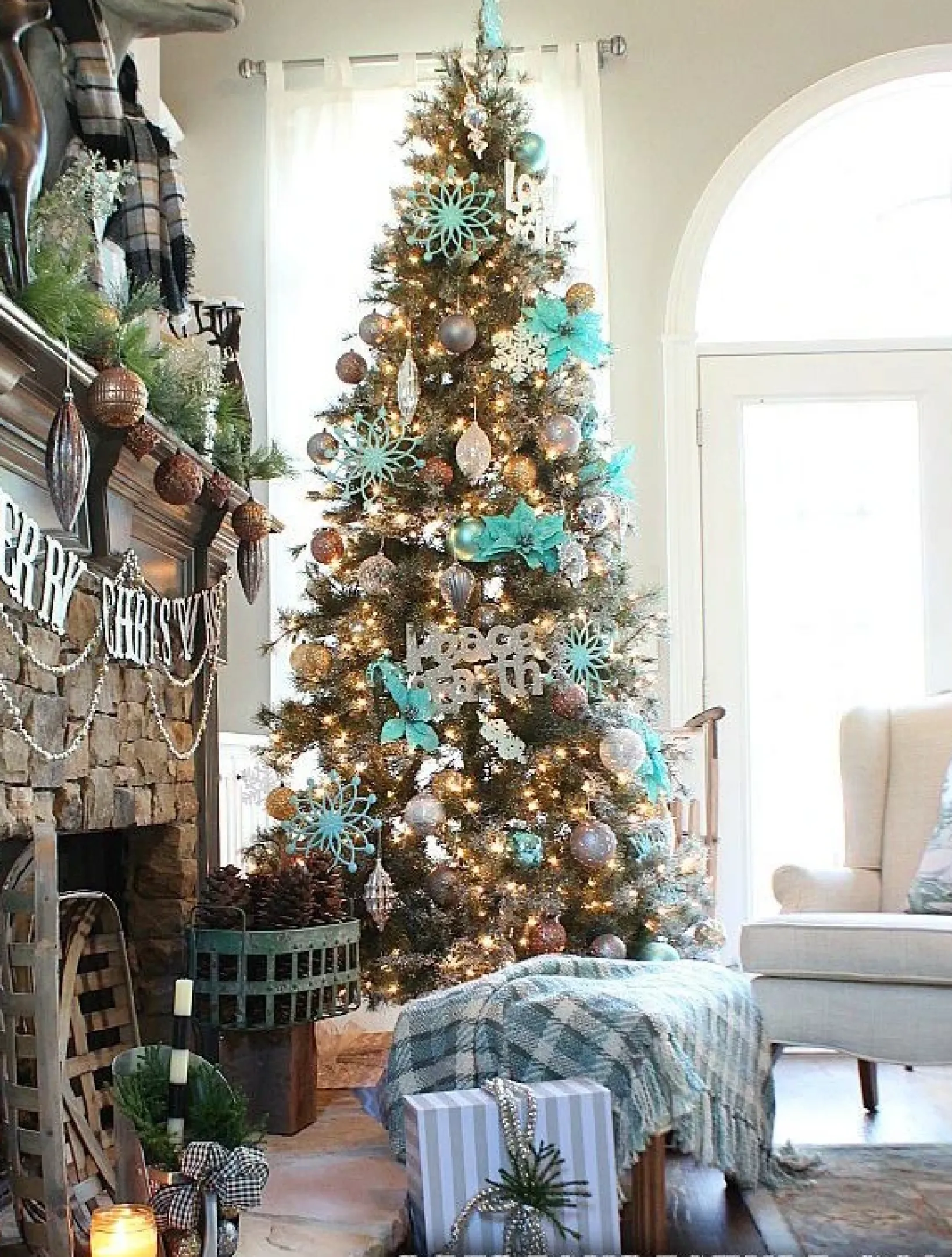 Best Frosted Sugar Pine Trees 7 - 7.5 Feet|Unlit