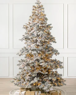 Sale Frosted Yukon Spruce Trees 7 - 7.5 Feet|Pre-Lit