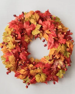 Discount Harvest Maple Foliage Wreaths|Garlands