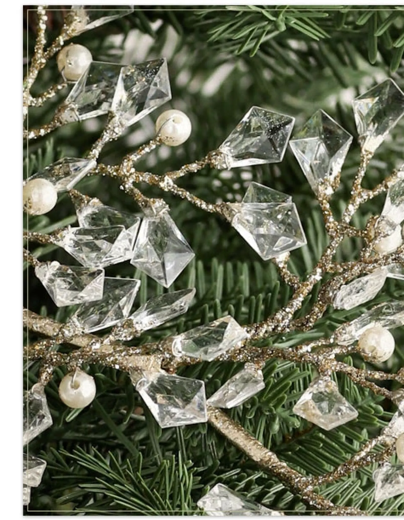 Clearance Jeweled Branch Christmas Tree Picks Picks