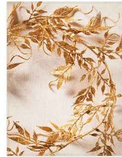 Clearance Lit Glitter Leaf Christmas Tree Garlands Garlands