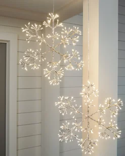 Sale Lit LED Winter Flurry Snowflakes Outdoor Lights