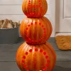 Clearance Lit Stackable Cut-Out Pumpkins Outdoor Safe