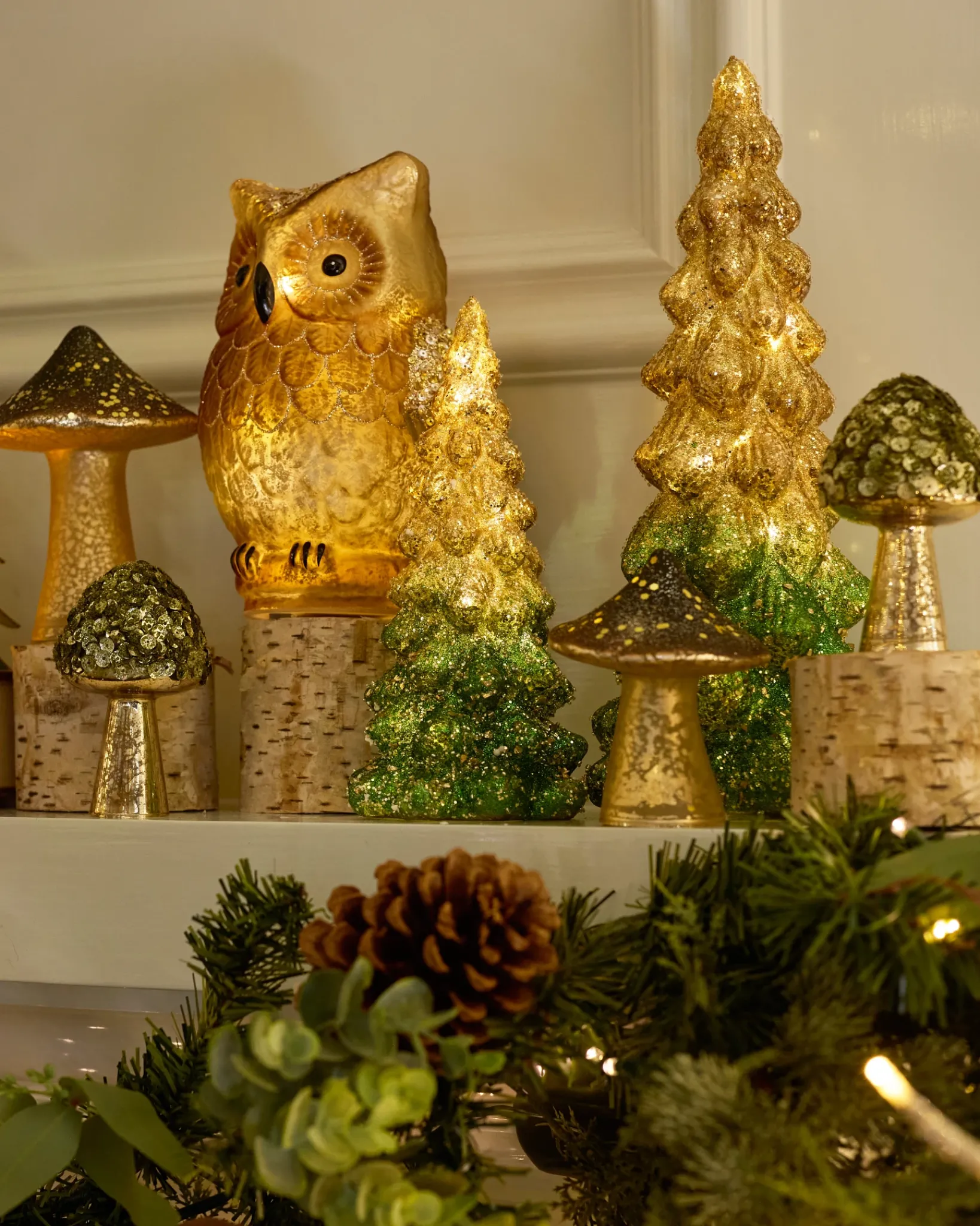Online Lit Tabletop Glass Trees Tabletop & Accent Trees