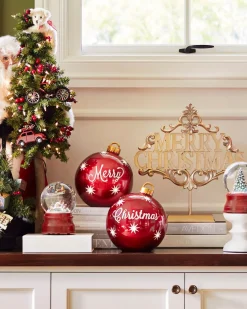 Discount Lit Tabletop Merry Christmas Ornaments Decorative Accents